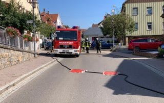 PKW Brand in Weitingen