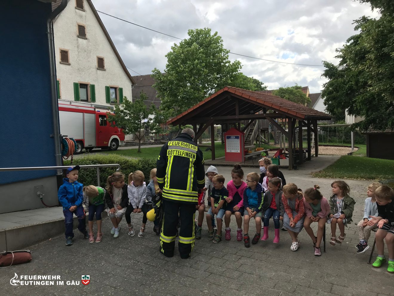 Brandschutzerziehung im Kindergarten - Freiwillige Feuerwehr Eutingen