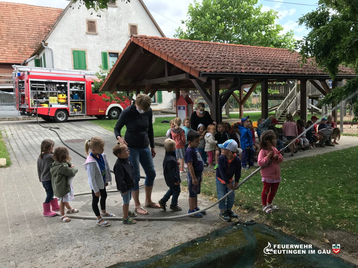 Brandschutzerziehung im Kindergarten - Freiwillige Feuerwehr Eutingen