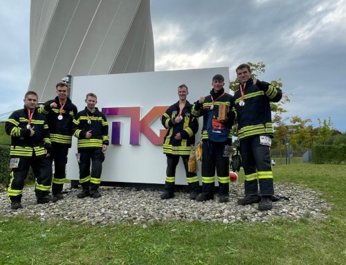 Feuerwehr Eutingen im Gäu erfolgreich beim Towerrun in Rottweil
